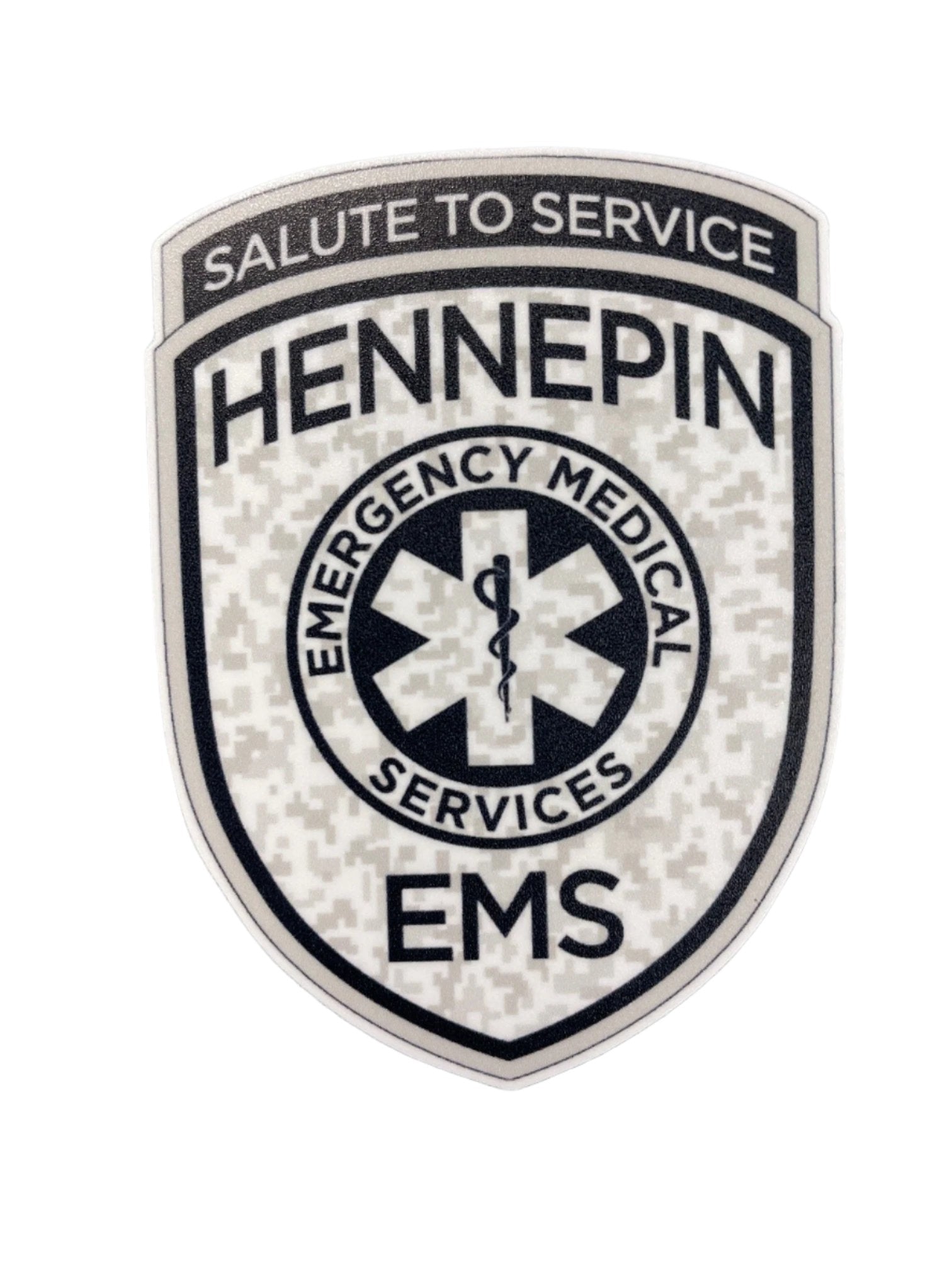 Ems Command Sticker Salute to Service Sticker – Hennepin EMS
