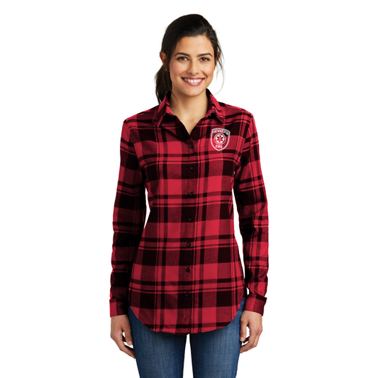 Port Authority® Ladies Plaid Flannel Tunic*